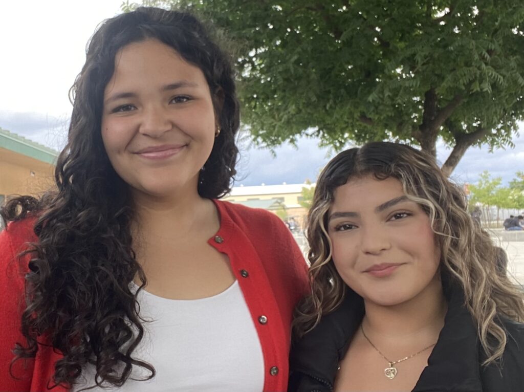 Porterville honorable mention winners, Karla and Mariana