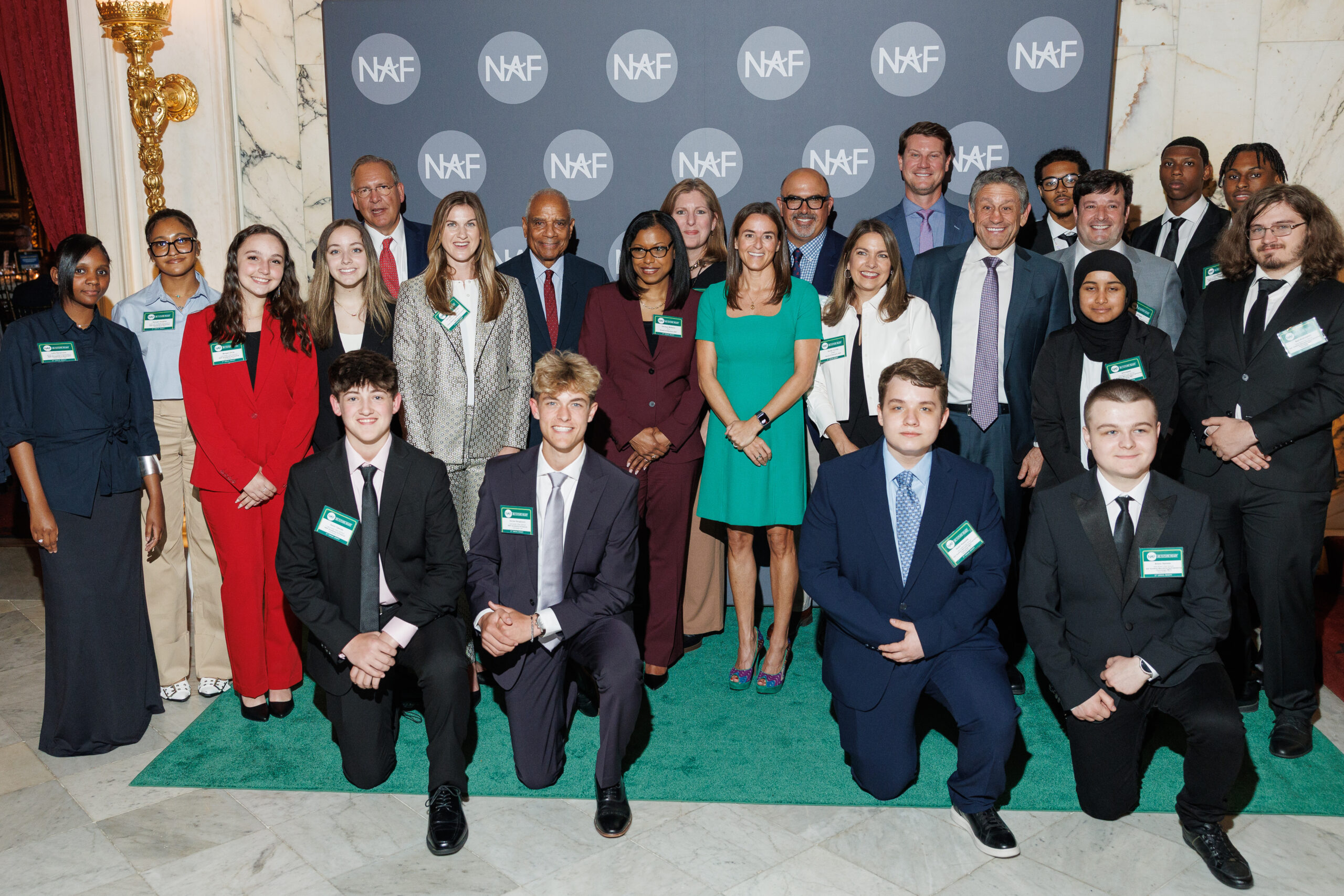 Group photo at the NAF Benefit