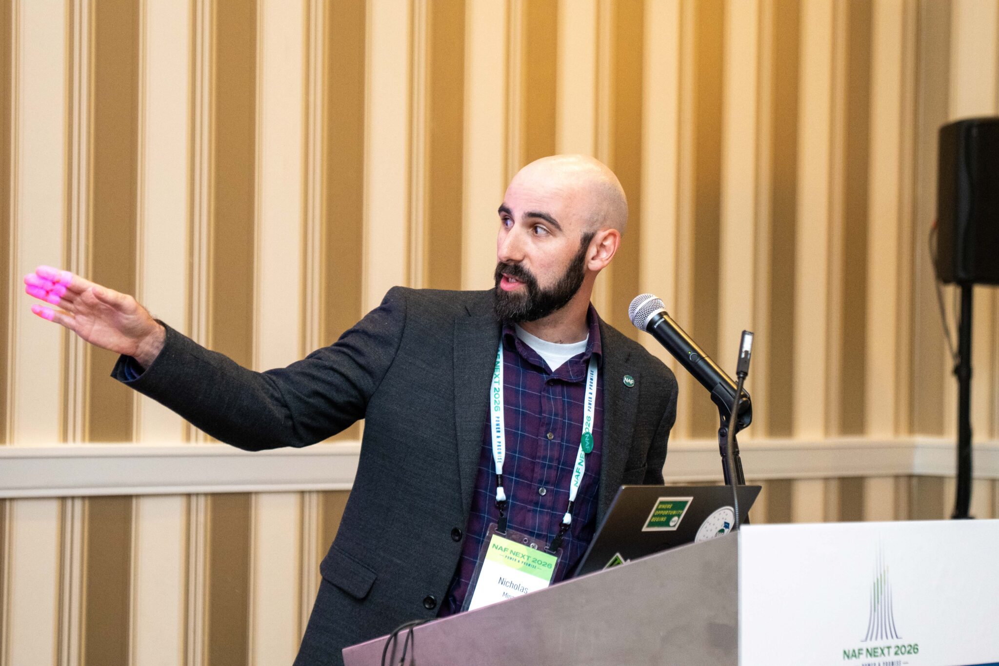 Session speaker at NAF Next presenting