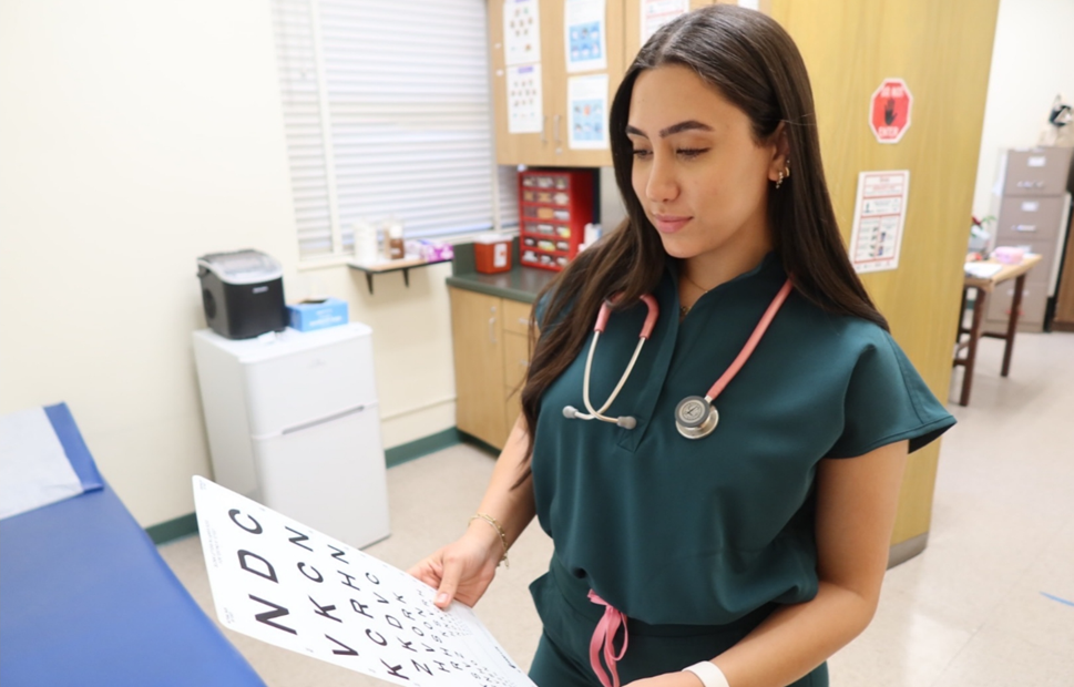 NAF alumni of academy of health science working in the field
